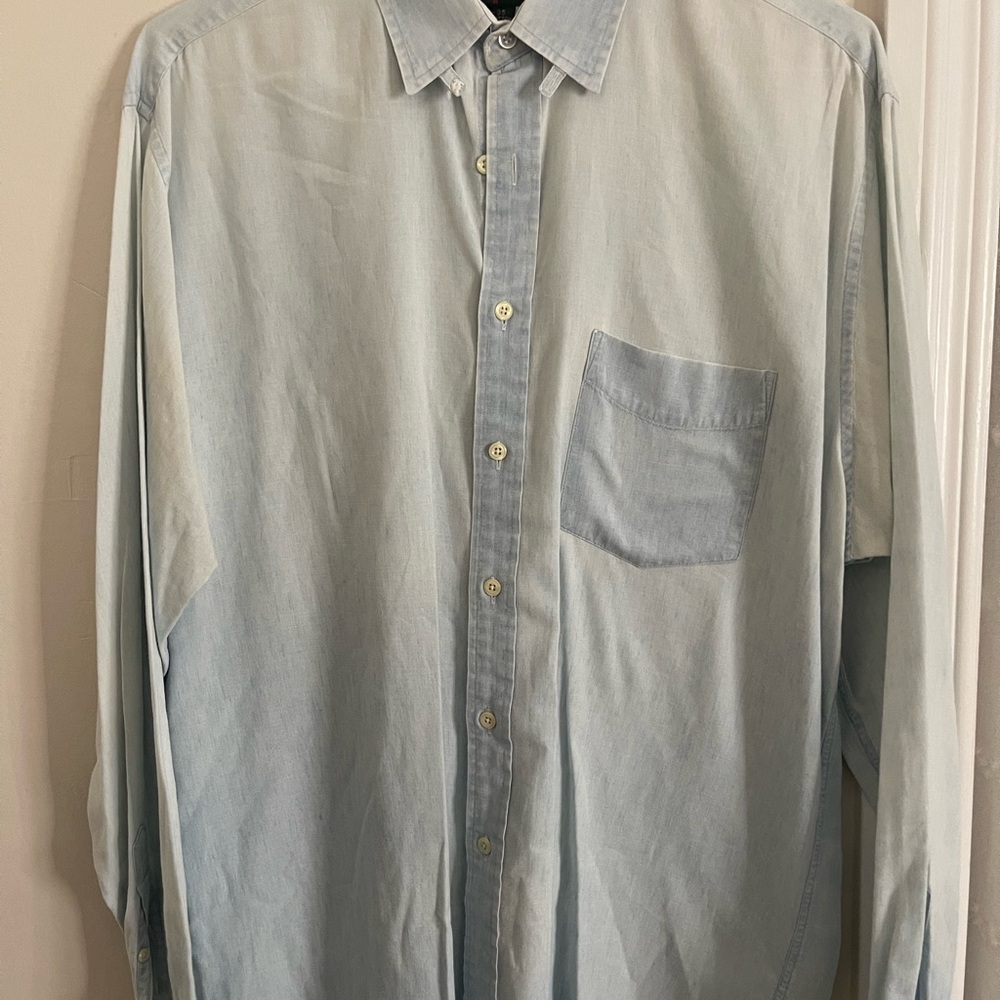 J. Crew Blue Casual Button Down Shirt